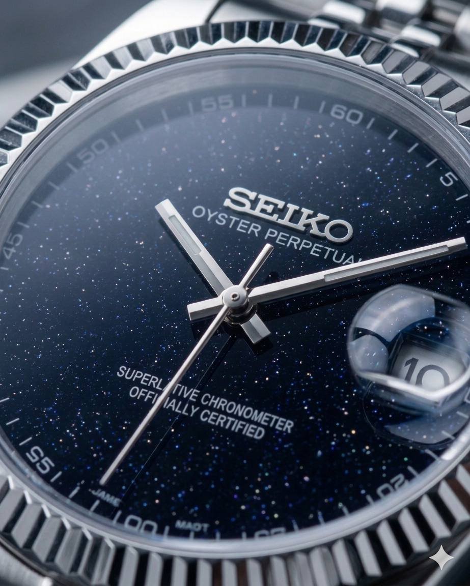 Seiko Date Just Galaxy Brust Dial (stardust) - Image 2