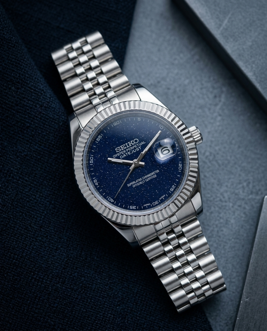 Seiko Date Just Galaxy Brust Dial (stardust) - Image 3