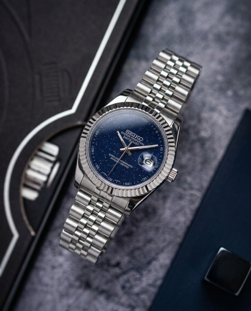 Seiko Date Just Galaxy Brust Dial (stardust) - Image 4