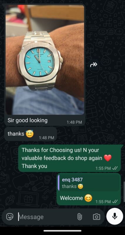 Customer photo