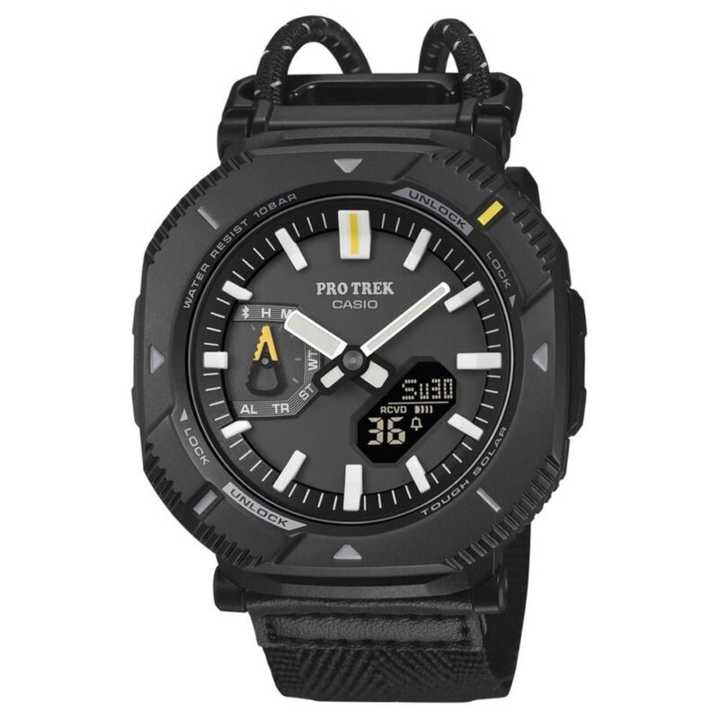 Casio Pro Trek PRJ-B001B-2 black white yellow