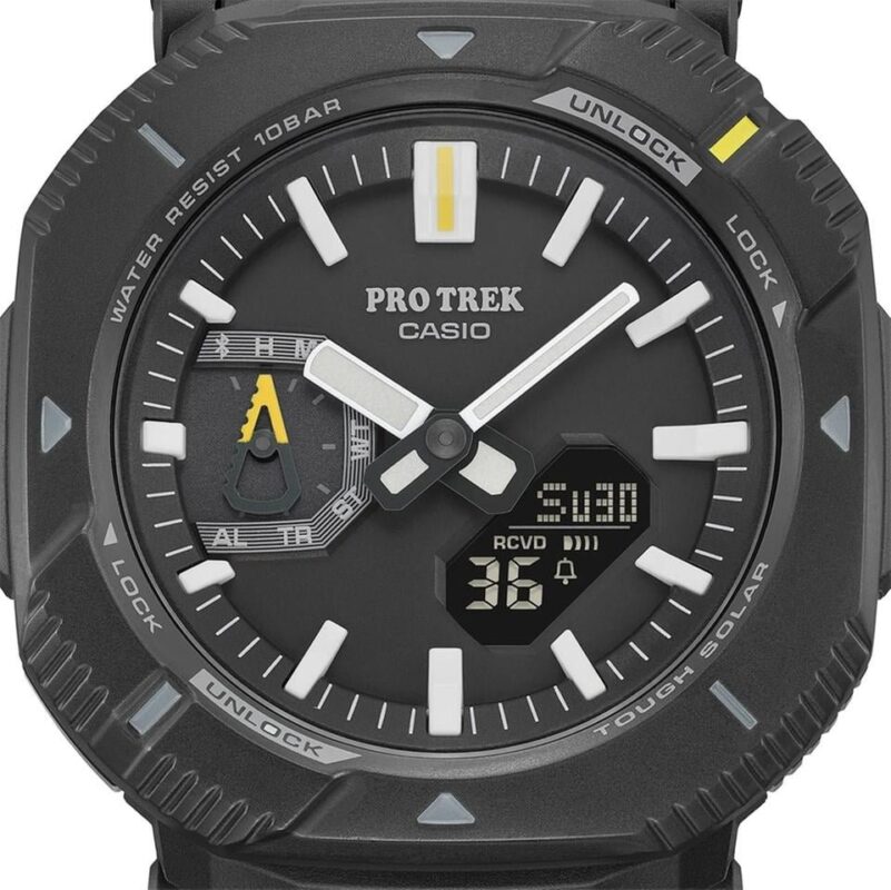 Casio Pro Trek PRJ-B001B-2 black white yellow